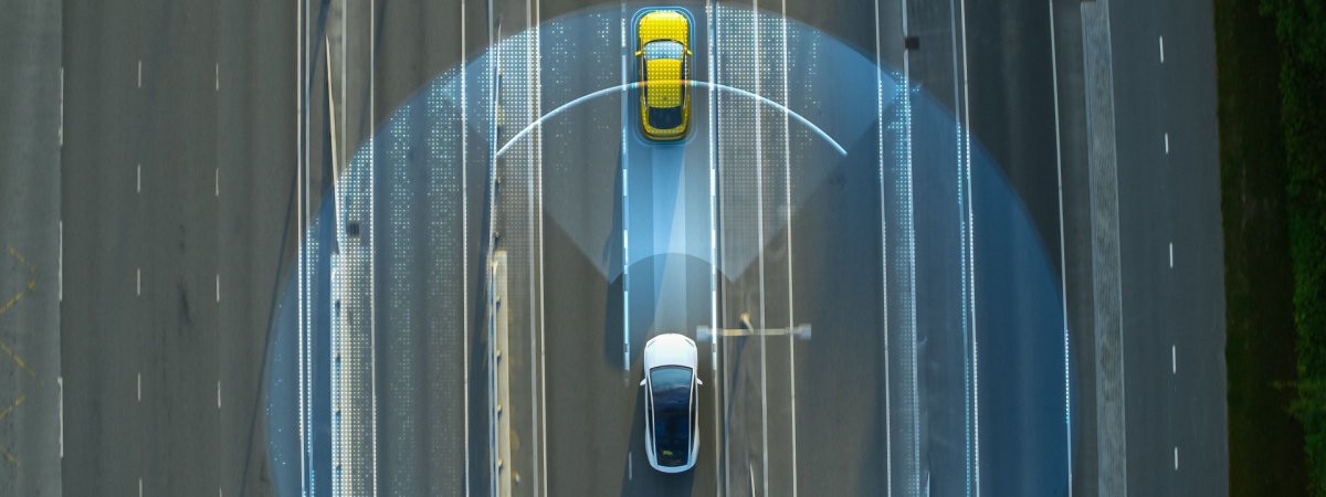 Autonomous Self Driving car-Shutterstock_2213586577